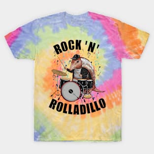 Funny Armadillo-Rock N Roll-Adillo T-Shirt